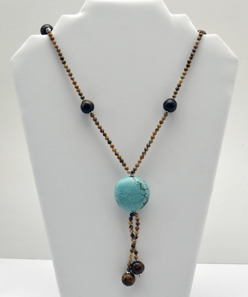 Collar Largo Turquesa