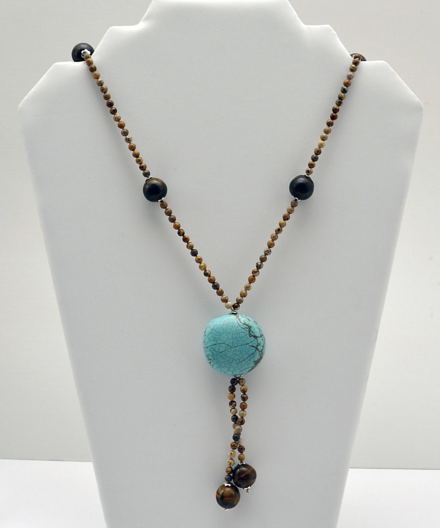 Collar Largo Turquesa