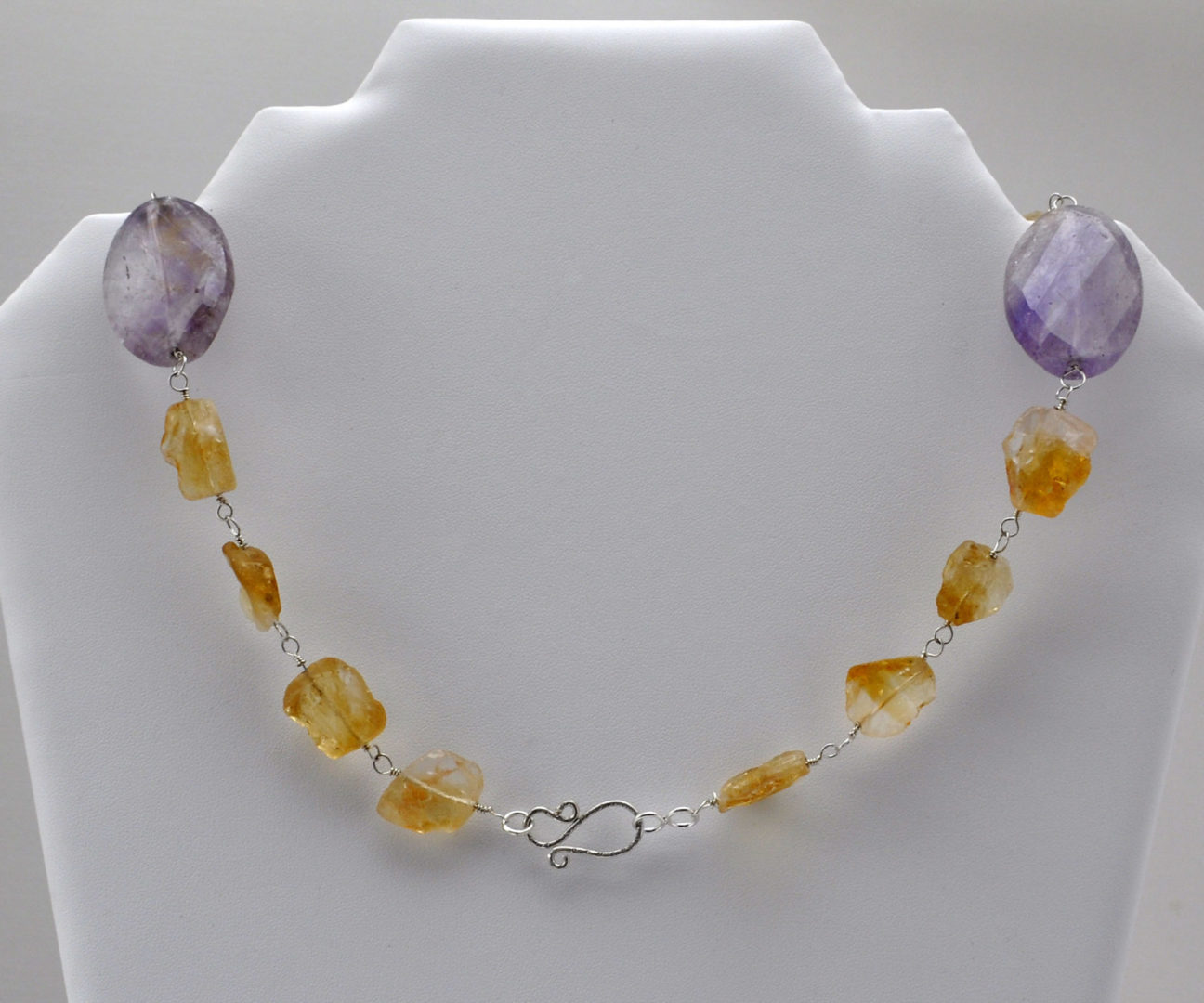 Collar Ametrino y Amatista