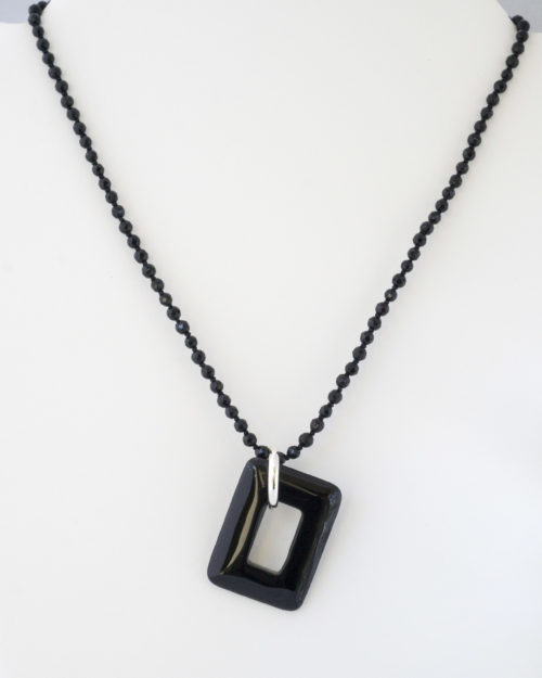 Colgante de Ónix rectangular