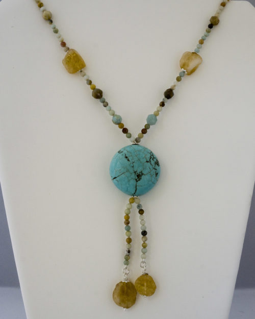 Collar con Turquesa Natural